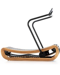 Stunningly beautiful NOHrD Sprintbok Oak Curved Perfomance Designer Treadmill from GymRats UK
