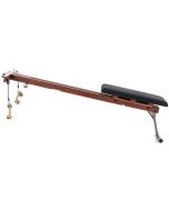 WaterRower CombiTrainer "Club" model made from Rosewood stained Ash with black detailing.