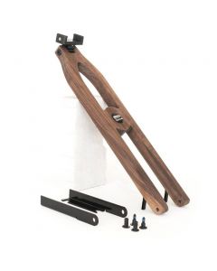 Beautifully crafted in Black Walnut, this WaterRower phone/tablet mounting arm is the perfect addition to the WaterRower Classic rowing machine.