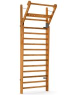 Cherrywood 14 rung WallBar (Oxbridge) with outward folding top rung.